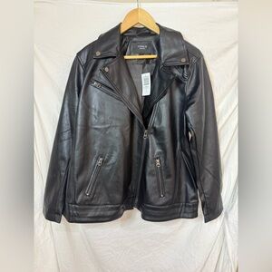 Torrid Women's Sleek Black Leather Jacket